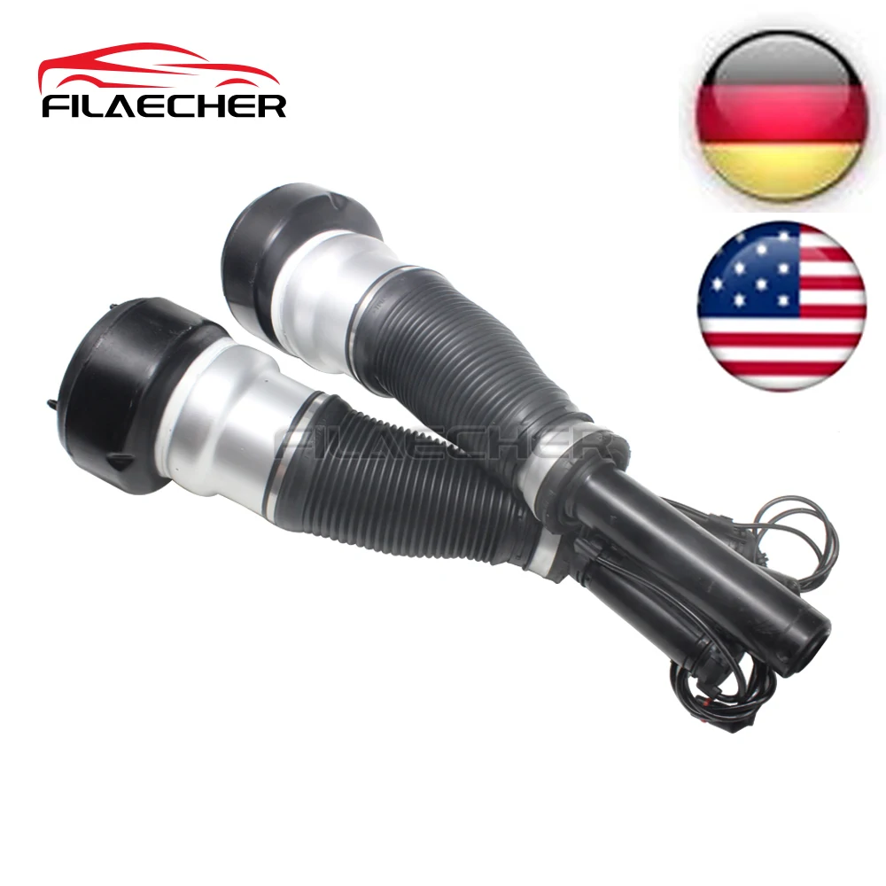 2PCS Front Air Suspension Shock Absorber Fits For Mercedes Benz W221 2Matic S350 S400 S500 S550 S600 S63 AMG S65 AMG 2007-2013