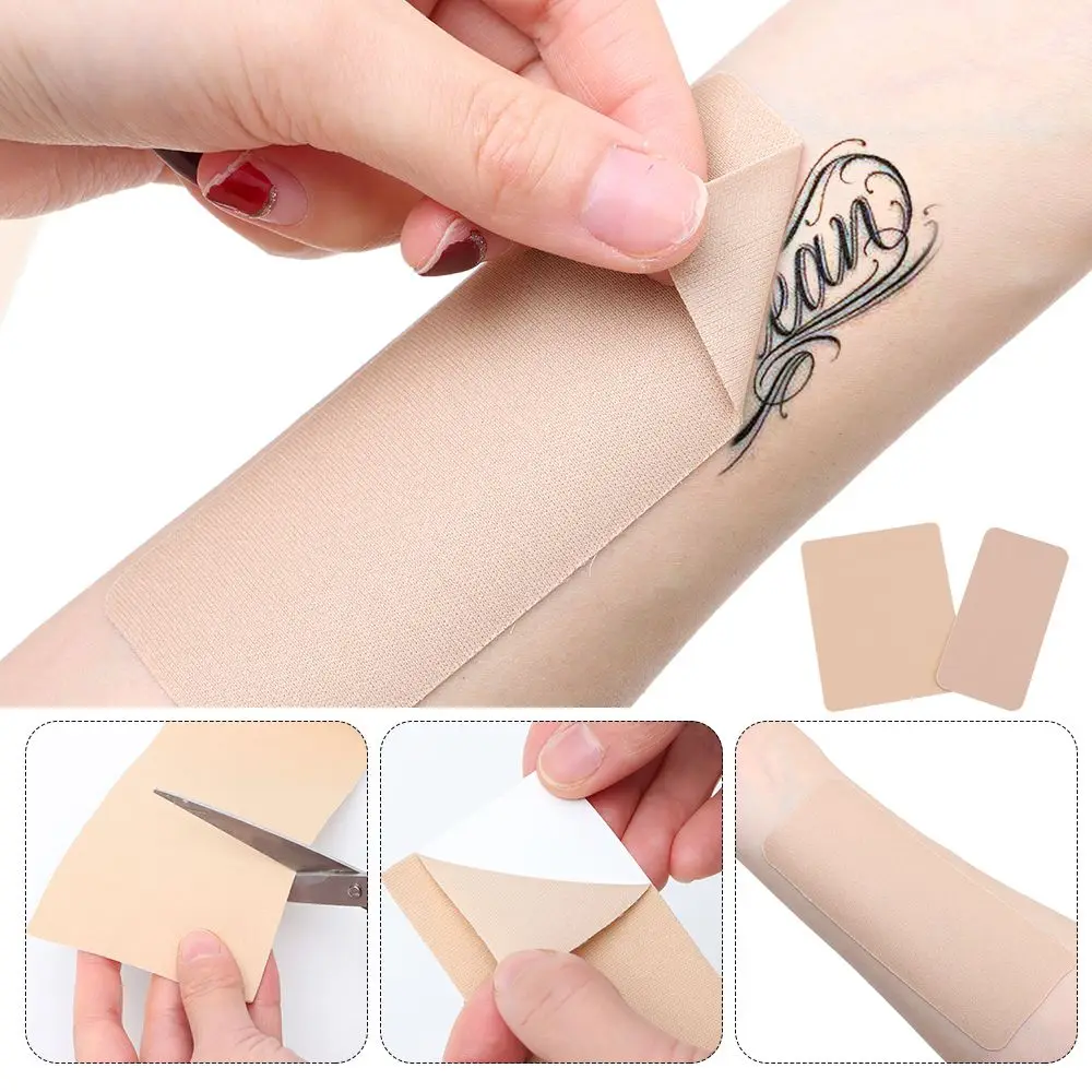 10Pcs Flaw Waterproof Birthmark Hide Tape Scar Acne Cover Skin-Friendly Tattoo Cover Up Sticker Concealer