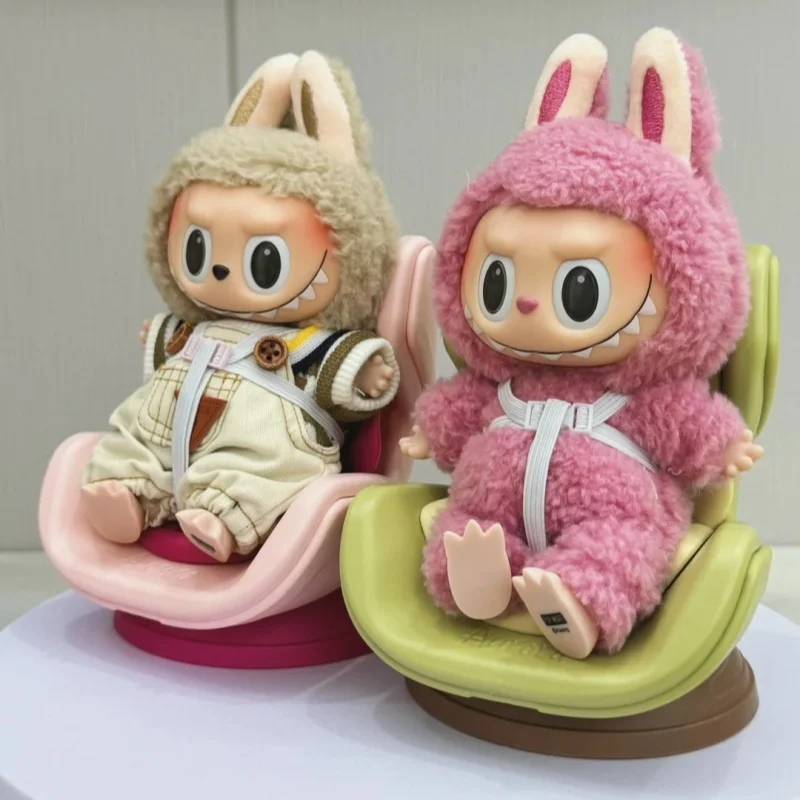 Labubu Car Seat Doll Car Outlet Decorative Aromatherapy Cartoon Ornaments Kawaii Model Doll Car Decoration Girl Toy