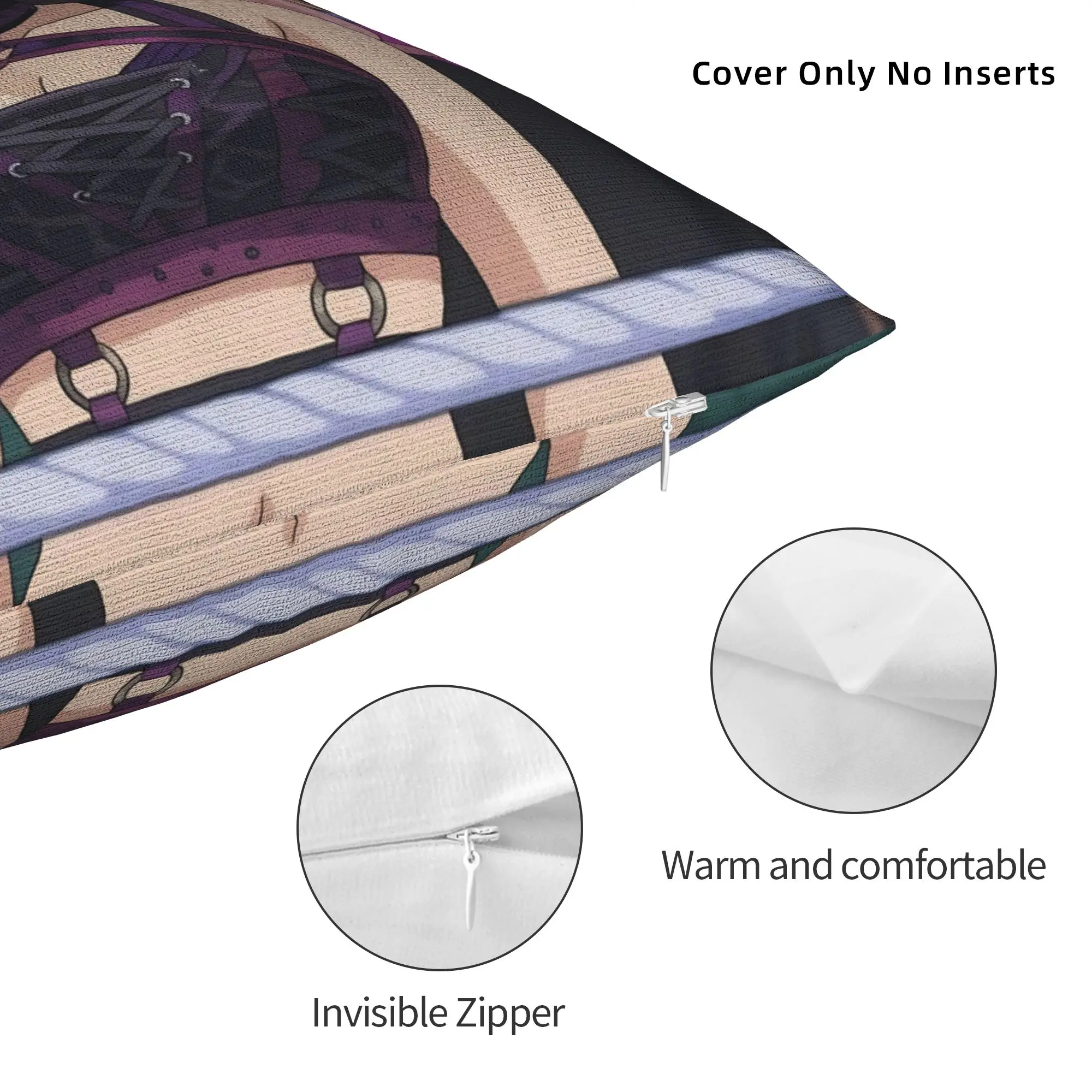 Alexa Wrestler Blisses Pillowcase Soft Fabric Cushion Cover Decorative Wrestling Cartoon Pillow Case Cover Home Zippered