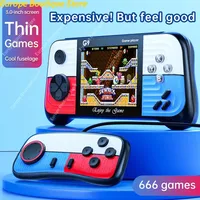Retro Handheld Game Machine G9 PSP Style Arcade Gaming Console Color Contrast Cross-border Rocker New 2025 Wired USB Connection