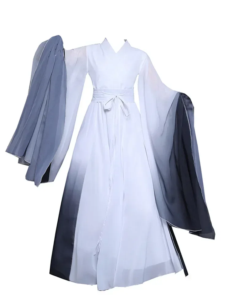 Girls Traditional Dance Costume Fairy Folk Dress Stage Wear Children Hanfu Classical Dance Costumes Fan Dance Outfit Performance