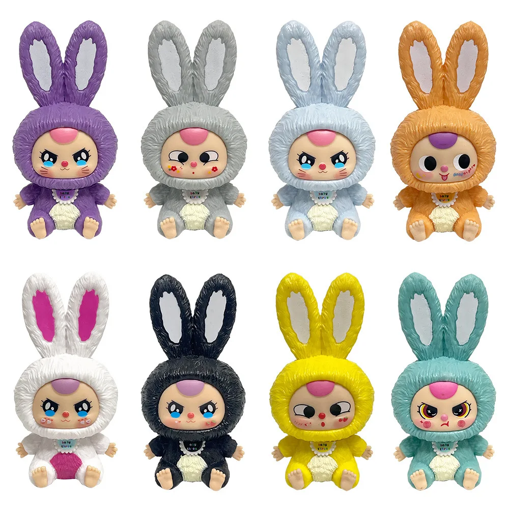 Baby Three Baby Lily Bunny Town, 3 lata, model z zamkniętego pakietu, zabawka do samodzielnego składania, zabawa z pluszowymi lalkami