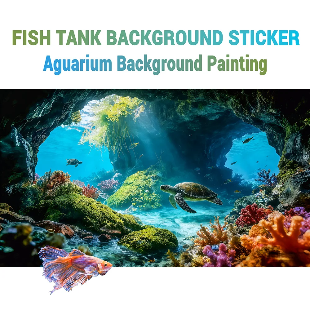 Flussbett-Treibholz, Aquarium-Hintergrundbild, Aquarium-Hintergrundaufkleber, Selbstklebend, Aquarium-Landschaftsgestaltung Dekor – Detail 25