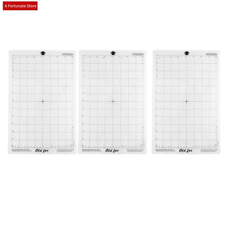 9Pcs Replacement Cutting Mat Adhesive Mat With Measuring Grid 8 By 12-Inch For Silhouette Cameo Cricut Plotter Machine-A78G