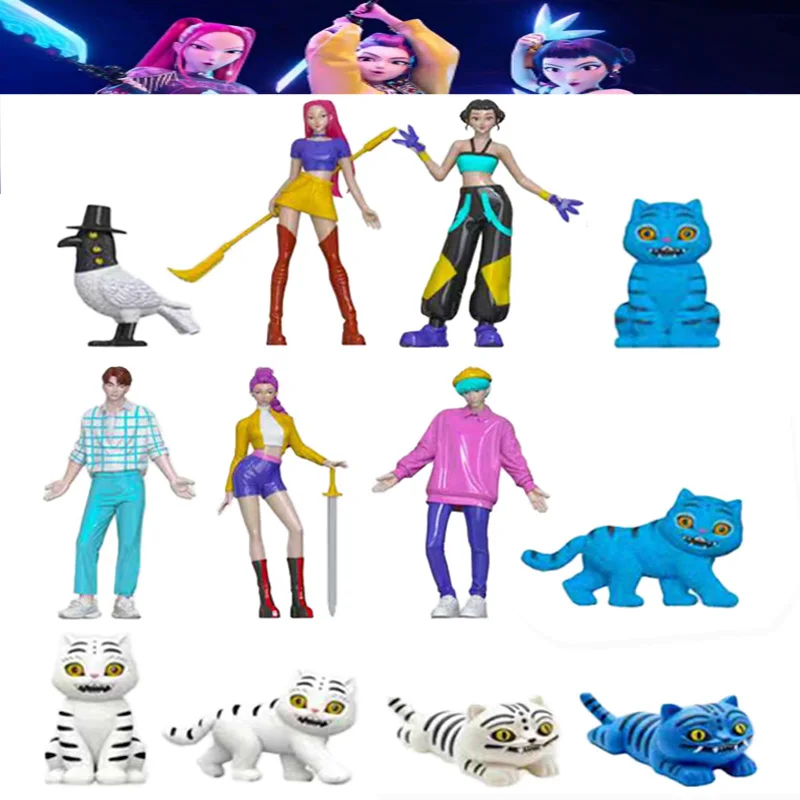 

Kpop Фигурки охотников на демонов Фигурки охотничьев Kpop Фигурка охотника на демонов Игрушка Дерпи Тигр Руми Итальянская фигурка мозга Орнамент