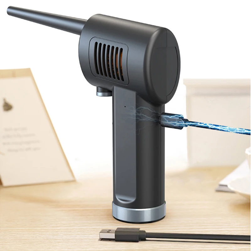 Mesin Pembersih Debu Komputer Pengisian Daya USB Pistol Pembersih Lensa Kamera Pistol Peniup Debu Kecil Rumah Tangga Artefak Pembersih Mobil