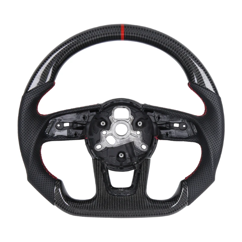 Real Carbon Fiber Sports Steering Wheel for Auto Interior Modification and Replacement Parts - view 6