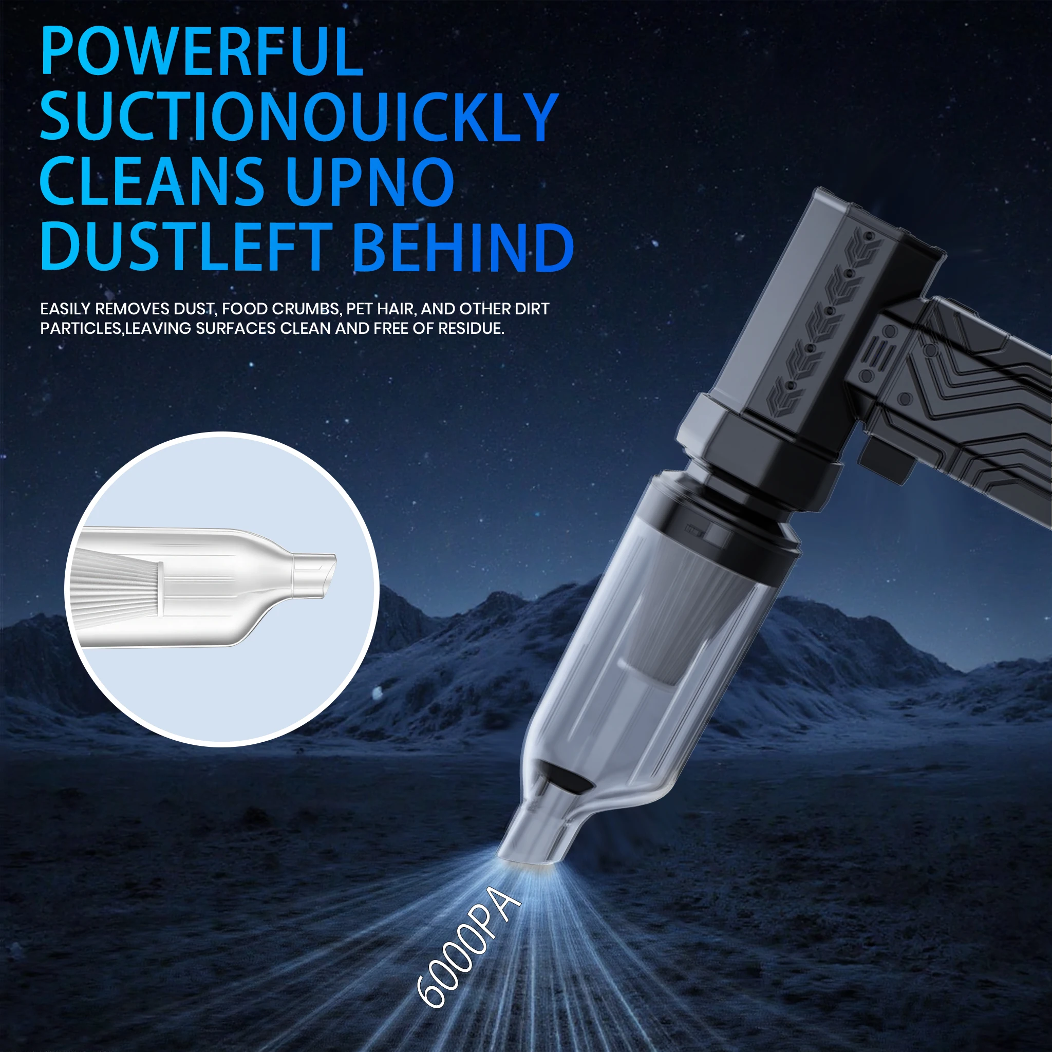 

Мощный пылесос, 150000 об/мин, 430 г, тяговый мини-турбоструйный вентилятор, скорость ветра, 70 м/с, мощный воздуходувка, бесщеточный осушитель воздуха для удаления снега