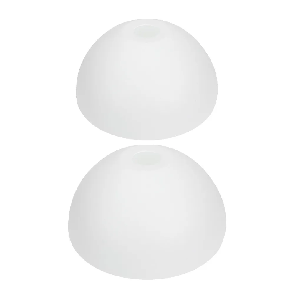 2Pcs Mushroom Lamp Shade White Plastic Light Cover Home Decor Ceiling Table Floor Wall Lamp Replacement Dome Lampshade
