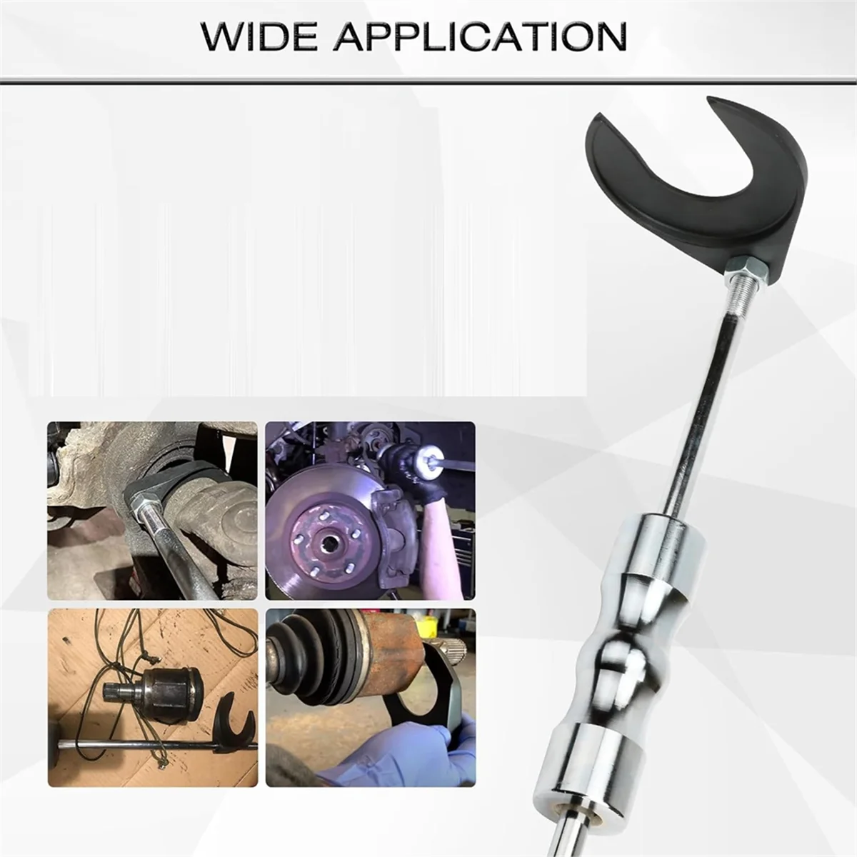 Ferramenta de remoção de eixo CV interno T61C_63 mm com porca
