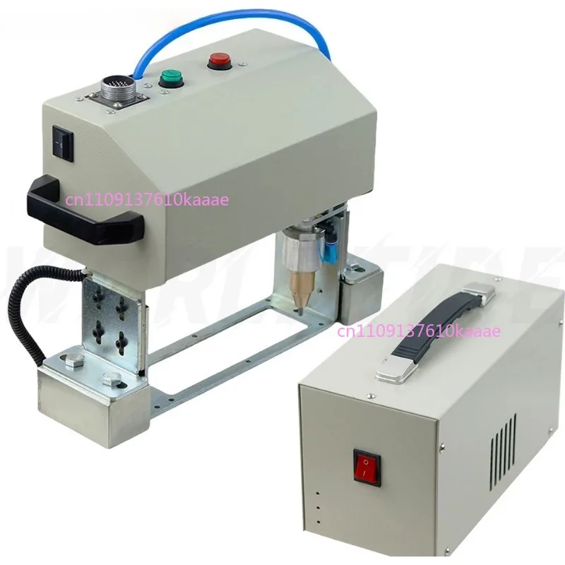 

140x40mm Pneumatic Dot Peen Marking Machine Metal Engraving Machine for Letters Serial Numbers VIN Code Chassis Number Date