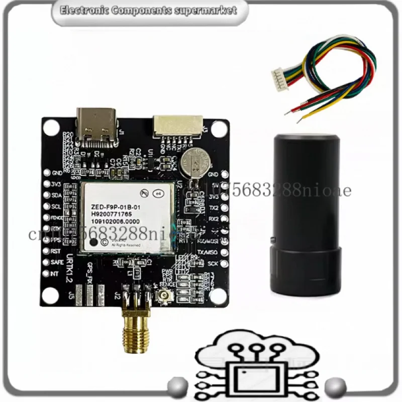 ZED-F9P RTK Module GNSS Board ZED-F9P-01B-01 High Precision Centimeter-Level Positioning Module GPS