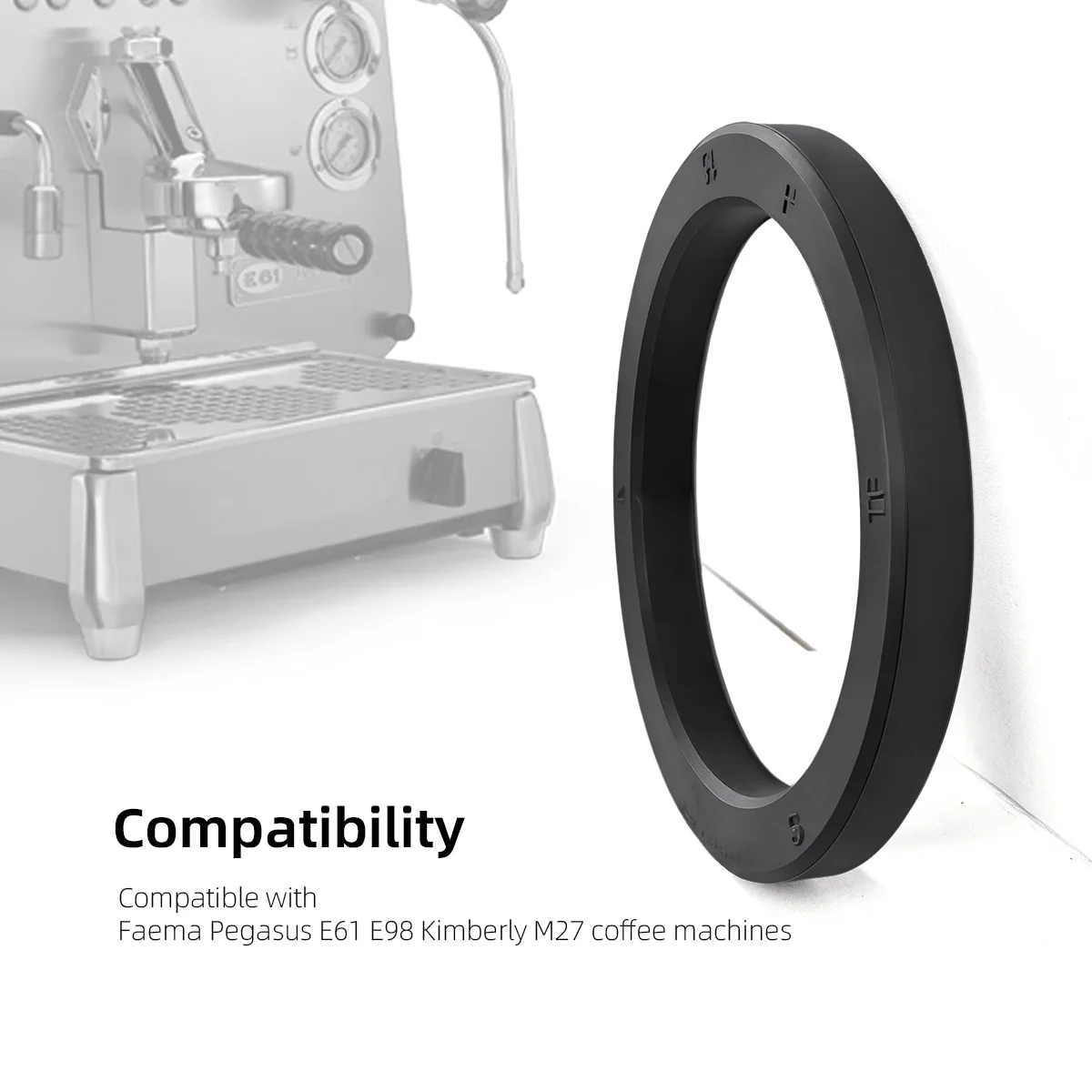 Silicone Steam Ring Compatible with Faema Pegasus E61 E98 Kimberly M27 Espresso Machine Group Head Gasket Replacement Part