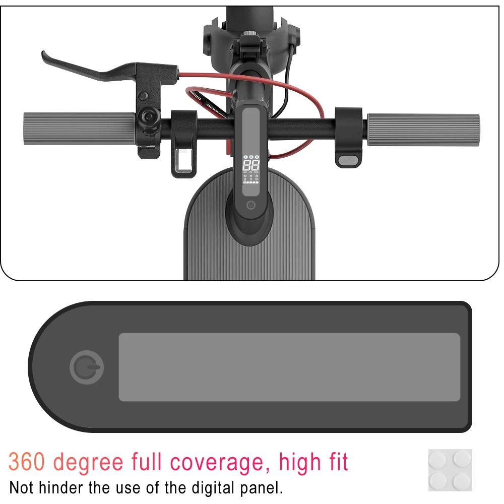 Silicone Dashboard Waterproof Protective Cover Case for Xiao Mi Electric Scooter 4 Pro Display Screen Circuit Board Covers Parts