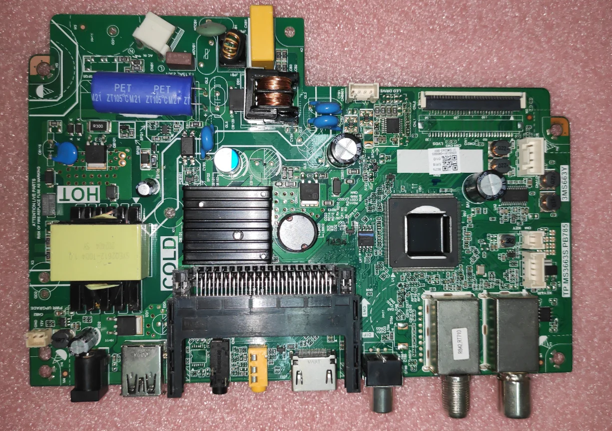 TP.MS3663S.PB785  3ms663y Three in one TV motherboard tested well  Physical photos