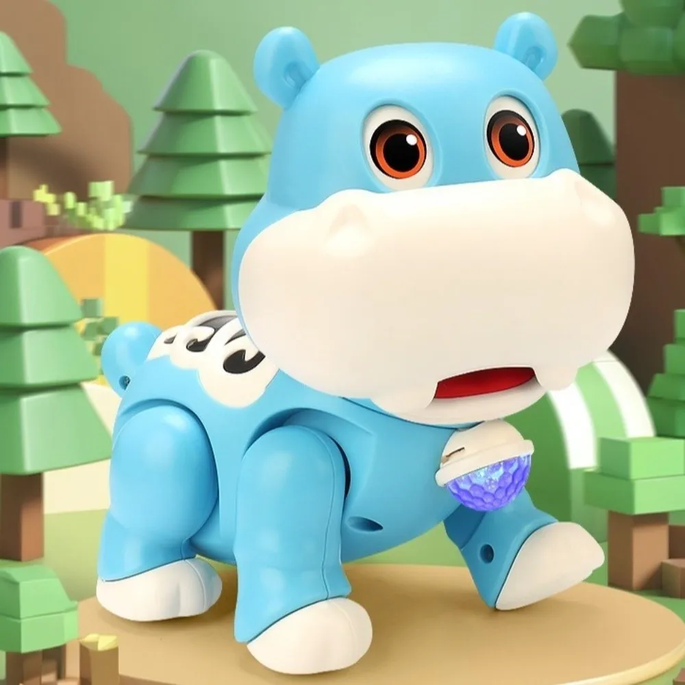 الغناء والرقص وامض الرقص ألعاب حيوانات الزحف تعلم الأسد فرس النهر الكهربائية الزحف ألعاب تعلم تعليمية مع LED