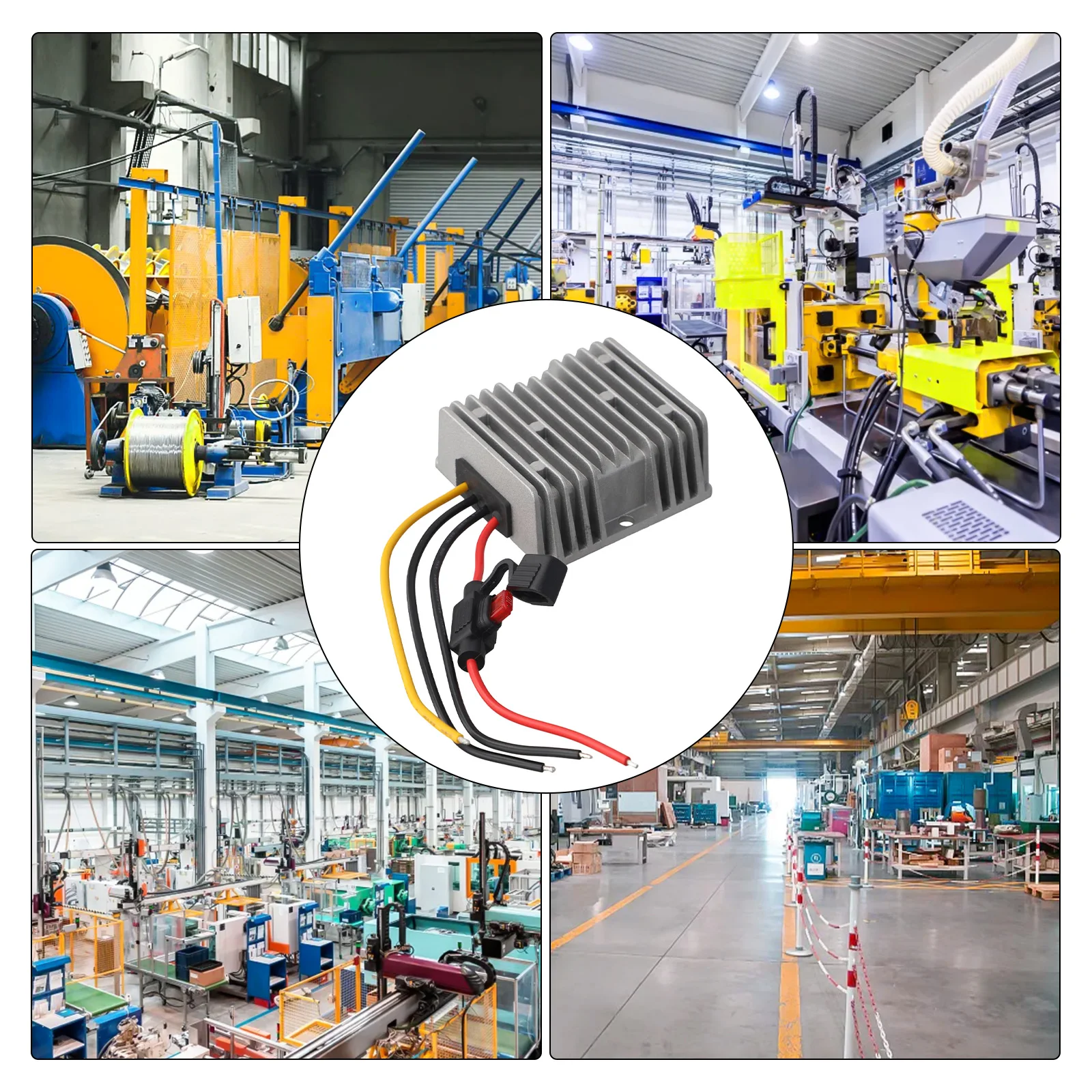 Stepdown DCDC Power Supply Converts DC 36V/48V to Reliable 12V Output at 10A Perfect for Various Automotive Uses