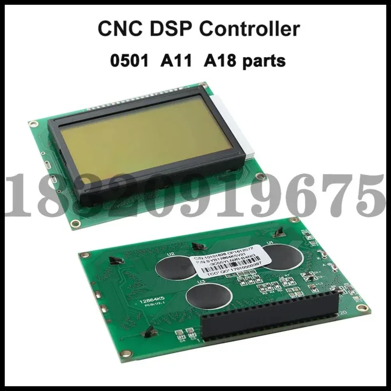 CNC Richauto A11E/S A18E/S DSP 0501 مقبض زر فيلم زر قذيفة وعرض أجزاء وحدة تحكم النجارة والنقش