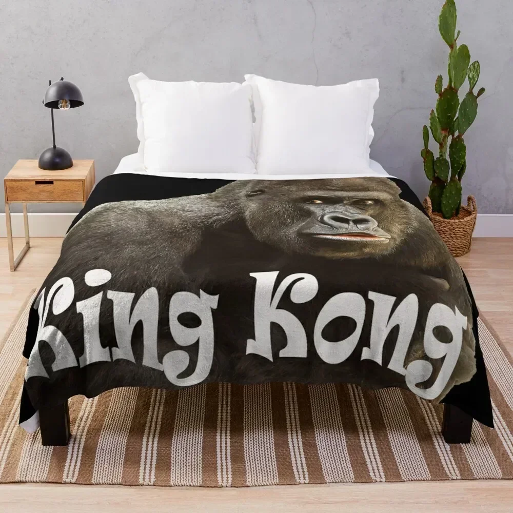 

King Kong - king kong old movies Throw Blanket