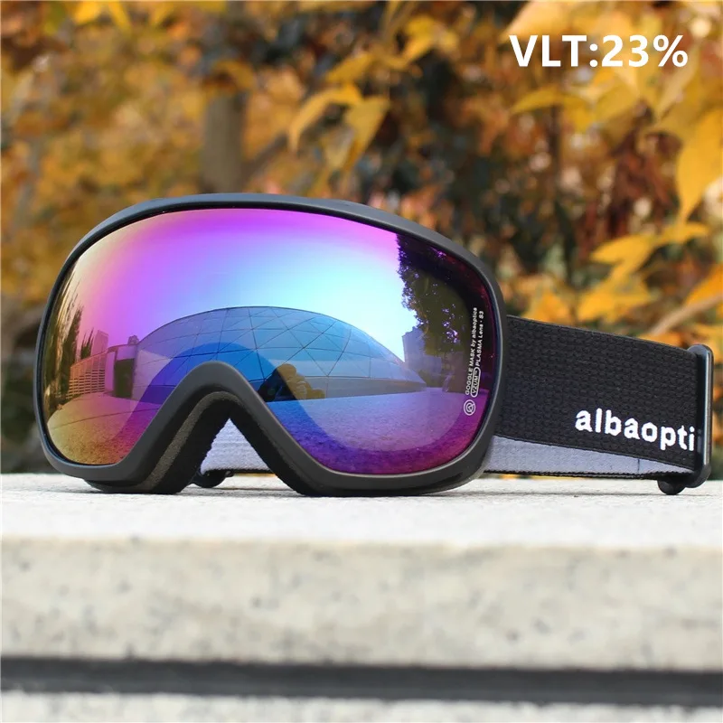 ALBA M4 Spherical Ski Goggles Anti Fog Anti Snow Blindness Myopia Compatible Windproof Glasses  Ski Snowboard Outdoor Gear