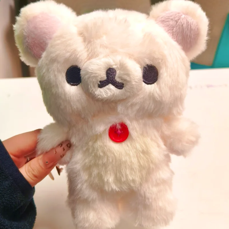 

Long Haired Rilakkuma Shaggy Fluffy Plush Toy Adorably Huggable Korilakkuma Soft Stuffed Bear for Room Decoration And Gifts