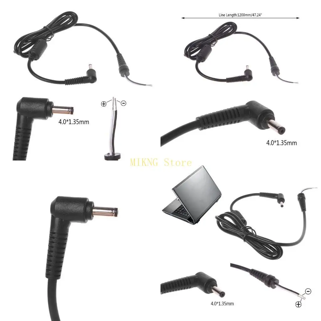 Power Adapter Cable for Ultrabook S200E L X201 202E 4.0x1.35mm 1.2m/47.2in best sale
