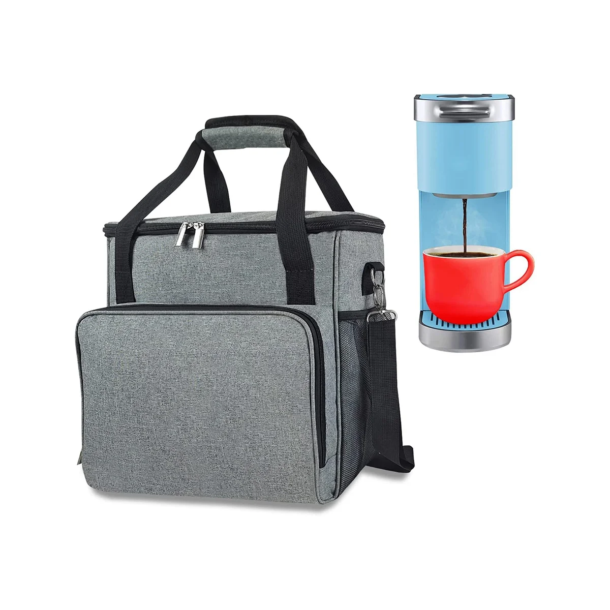Fourre-tout de voyage pour cafetière, station de café à une portion, EvaluPocket