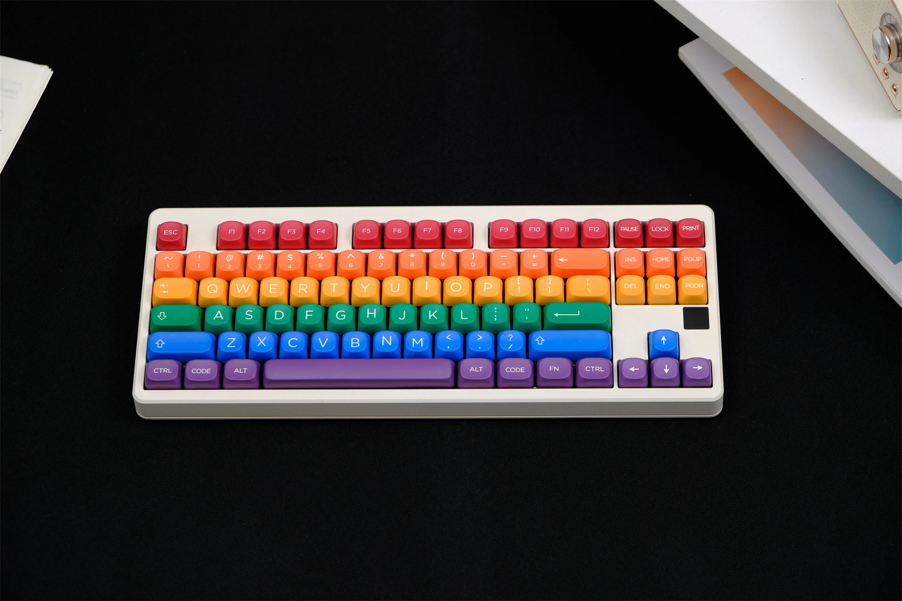 

Колпачки для клавиш Glory, 126 клавиш, материал PBT, колпачок для клавиш MOA XOA, профиль DYE-SUB для MX Switch, механическая клавиатура, колпачок для клавиш, раскладка ANSI