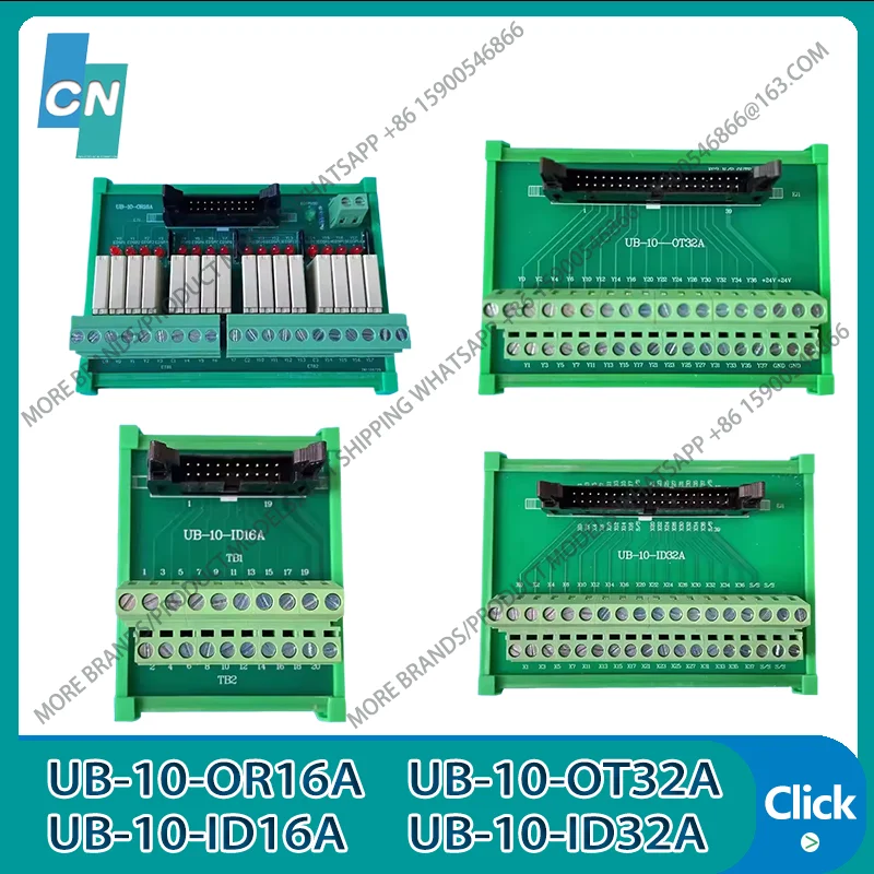UB-10-ID16A/32A UB-10-OR16A UB-10-OT32A UB-10-IO32D ASD-BM-44A/50A Wiring Expansion Module Terminal Block