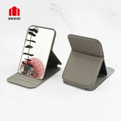 Portable Mini Makeup Pocket Mirror Adjustable Angle Desktop Small Folding Cosmetic Mirrors High Definition Women Vanity Tools