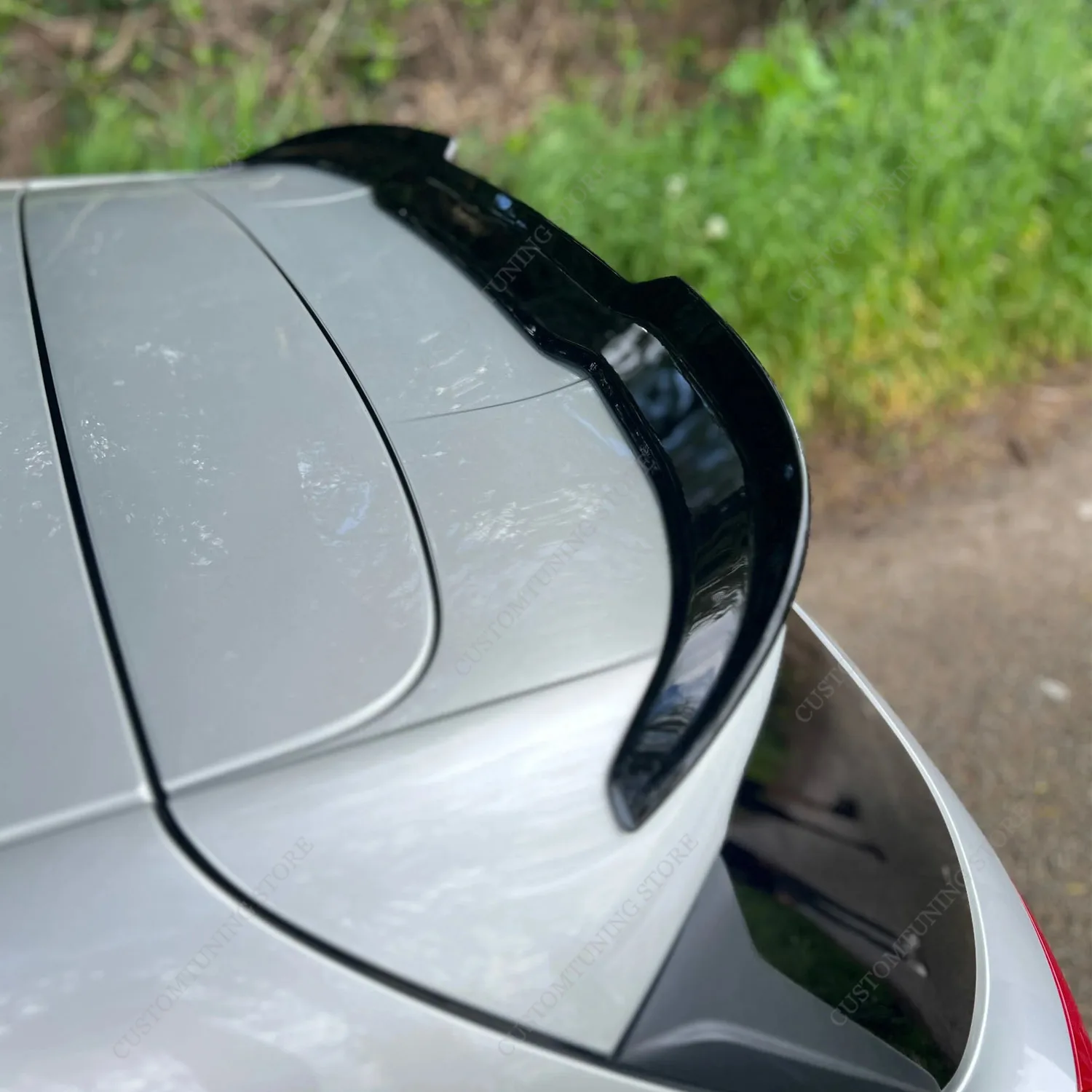 Maxton Style Gloss Black Rear Spoiler Wing For Ford Fiesta MK8 ST ST-line 2018-2024 4-Door Hatchback Rear Spoiler Bodykits
