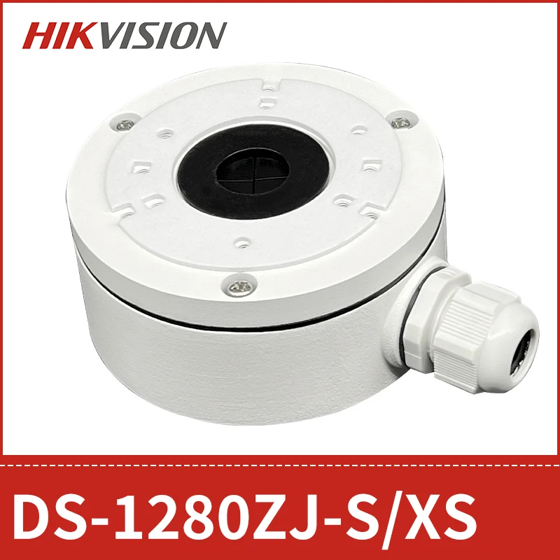 caixa de juncao hikvision para camera dome bullet suporte acessorio liga de aluminio ds1280zj xs ds 1280zj s ds 1280zj s cctv oem 01