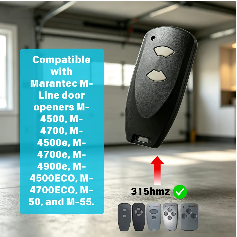 MARANTEC M3-2312 M3-2314 M3-3313 Garage Door / Electric Gate Remote Control Marantec M3 2312 2314 3313 315MHz Gate Control