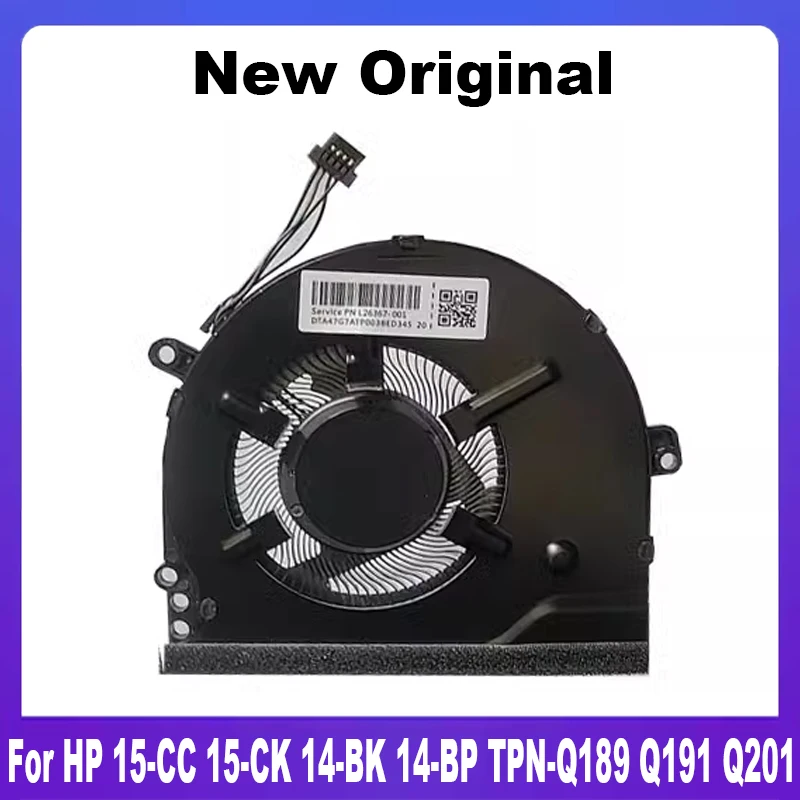 ラップトップ冷却ファン,クーラーファン,オリジナル,hp 15-cc,15-ck,14-bk,14-bp,TPN-Q189, TPN-Q191, TPN-Q201, 927918-001,新品