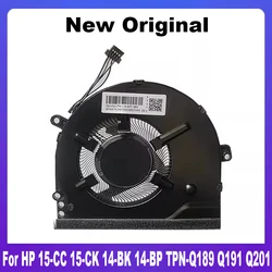 New Original For HP 15-CC 15-CK 14-BK 14-BP TPN-Q189 TPN-Q191 TPN-Q201 Laptop CPU Cooling Fan 927918-001 Cooler Fan Radiator