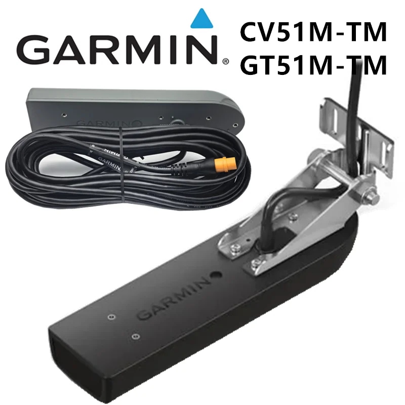 الأصلي Garmin CV51M-TM/GT51M-TM ستيرن شنت عالية التردد CHIRP التقليدية السونار محول كاشف الأسماك العلامة التجارية الجديدة #1