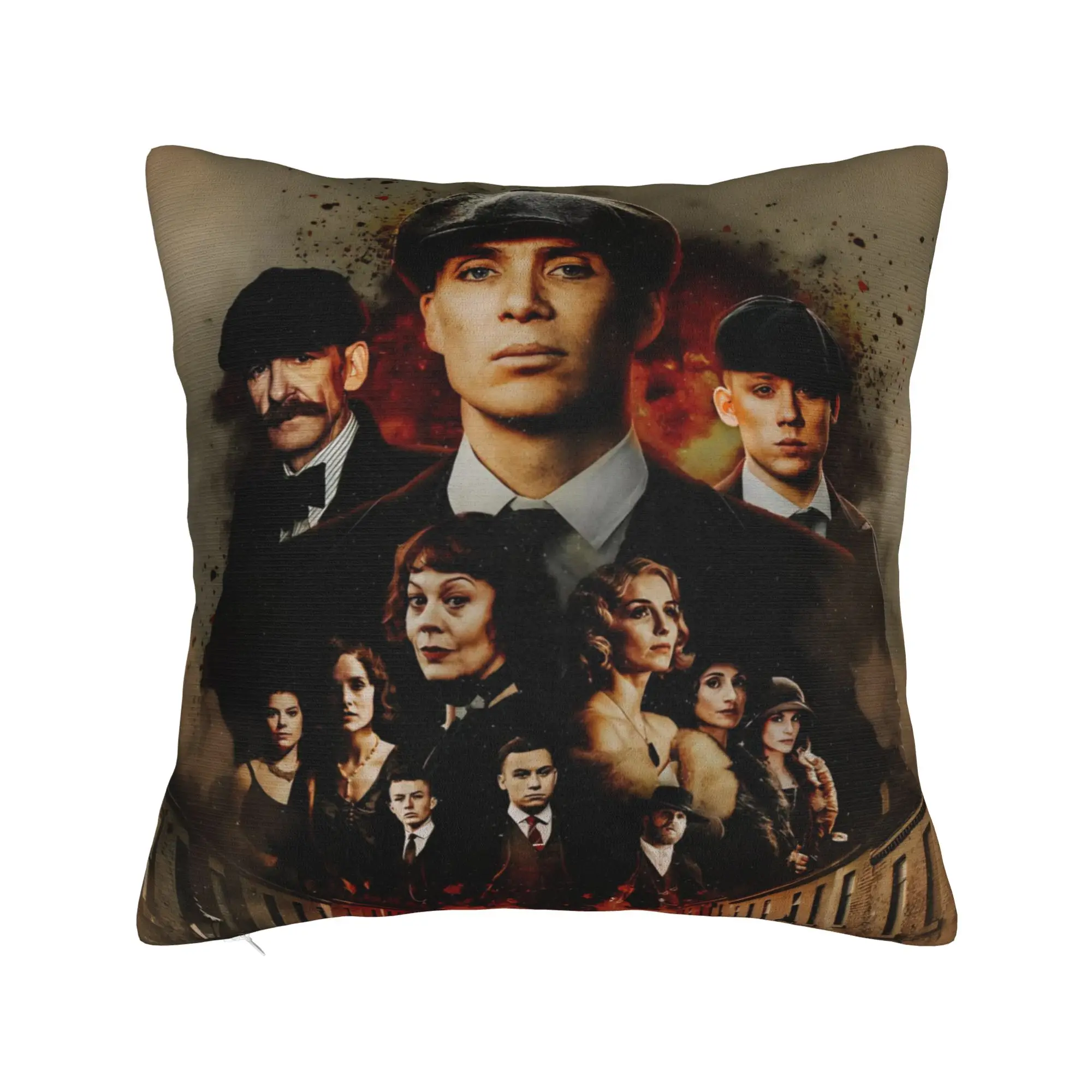 Tommy Shelby Peakys Blinders Pillow Covers Printing Cushion Cover Decoration  Throw Pillow Case Cover Seater Multiple Sizes