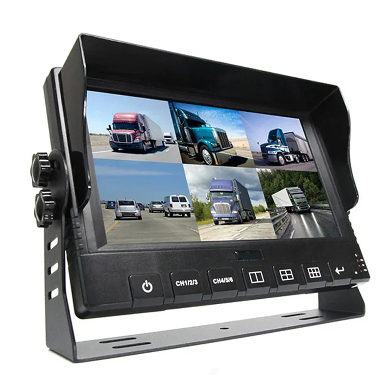 

6-канальный 1080P сенсорный экран DVR монитор система помощи водителями с 4G GPS помощи при заднем ходом автомобиля и управлением автопарком