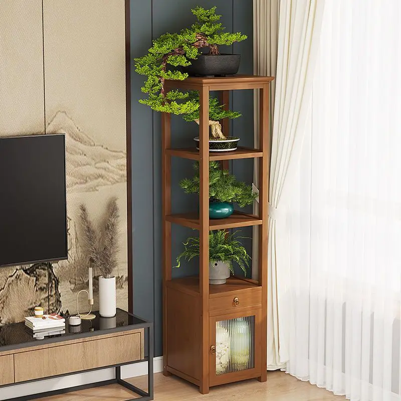 Etagere-d'angle-durable-armoire-d'angle-pour-salon-canape-etagere-d'ornement-en-bois-non-massif-armoire-vintage