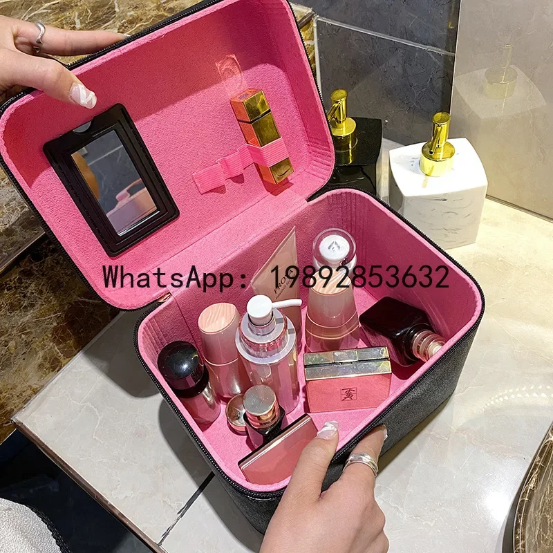 ww24 new makeup bag & cosmetic case - home makeup organizer 5
