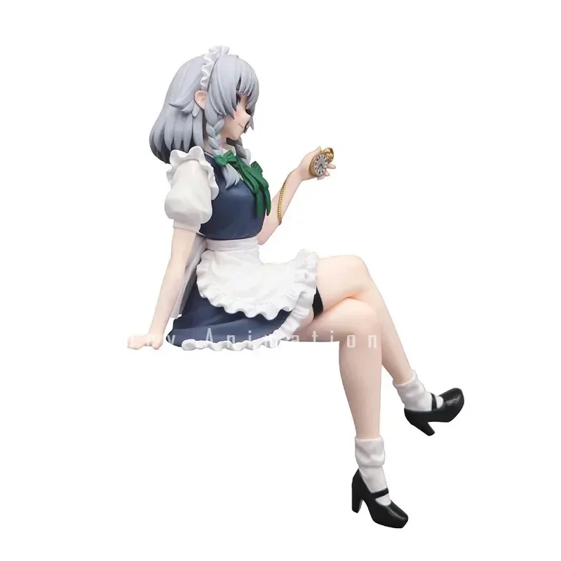 In Stock 100% Original FuRyu Izayoi Sakuya Action Anime Figure 14cm PVC Collectible Model Dolls Statuette Toys Ornament Gifts