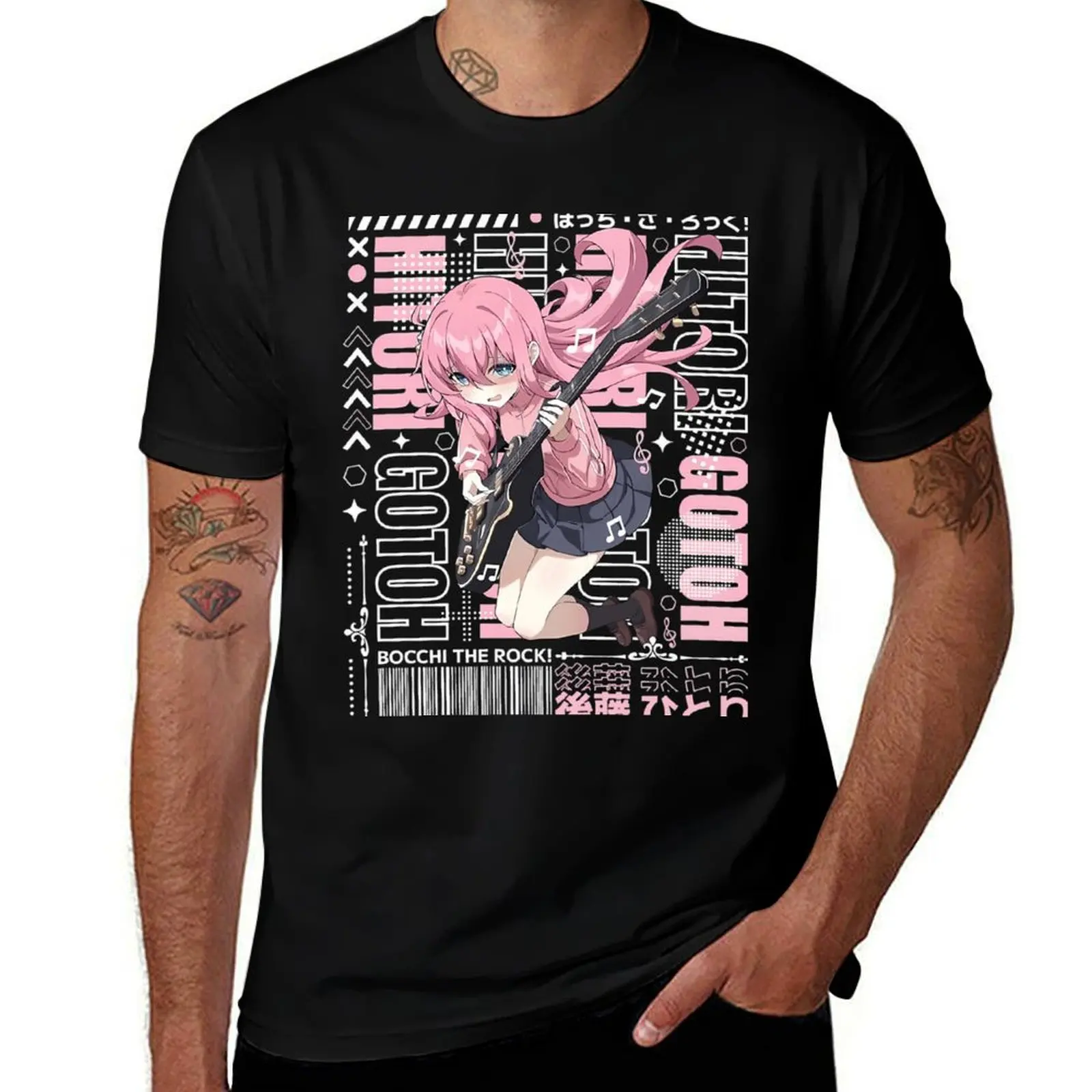 

bocchi the rock T-Shirt t shirts for man graphic cars t shirts for man slim fit