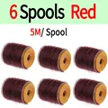 6 Carretes Rojos