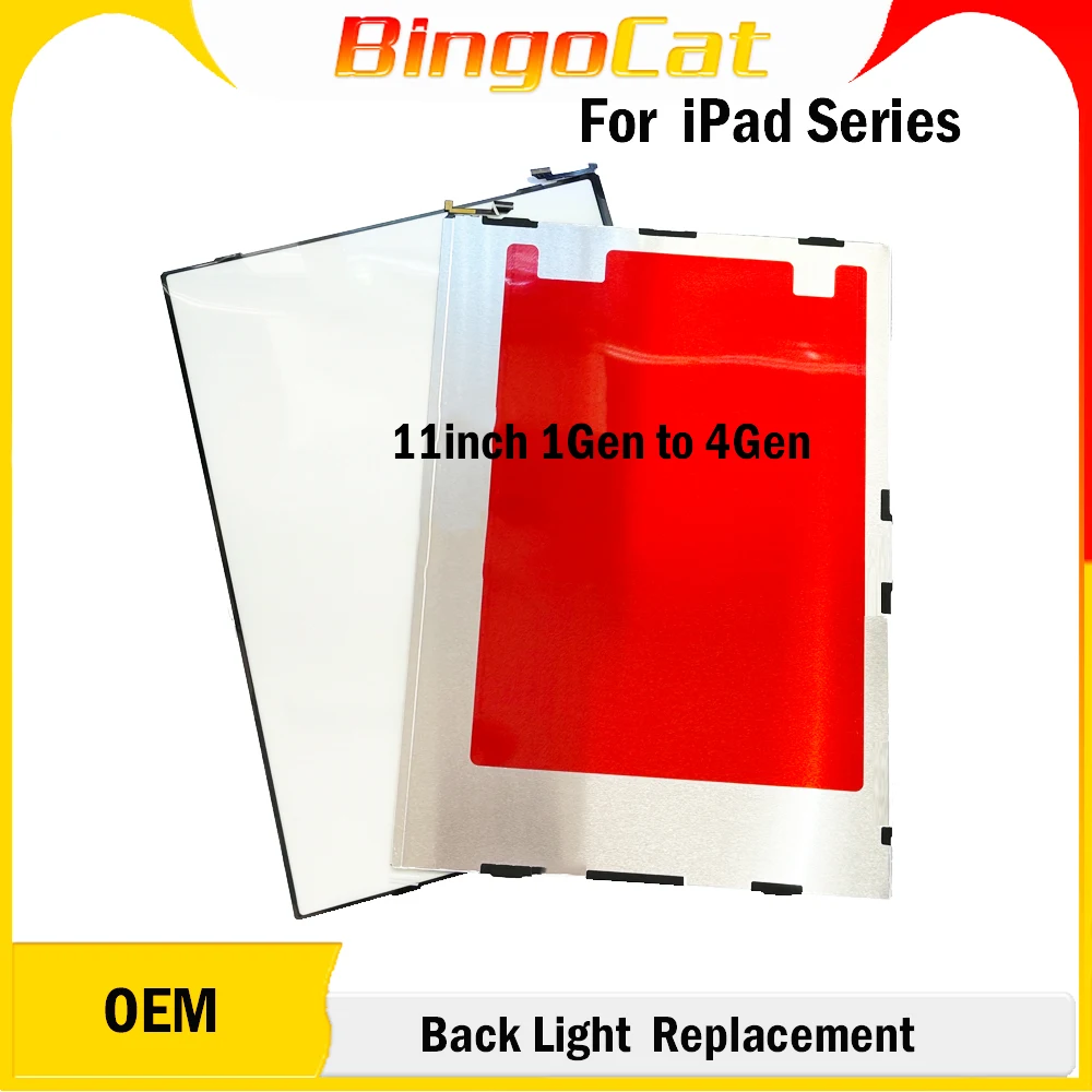 

Novecel Backlight LCD Display Back Light Film For iPad Pro 11 2018 2020 2021 A2301 A2459 A2460 A2377 A1979 A1980 A2103 A2068