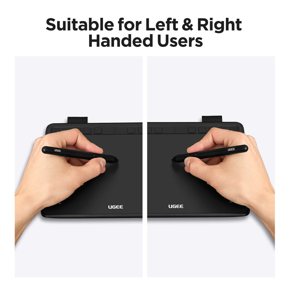 UGEE S640 Draw Graphic Tablet with Stylus 6.3x4 Inches Drawing Digital Pen Tablet for Linux Mac Windows Android OSU