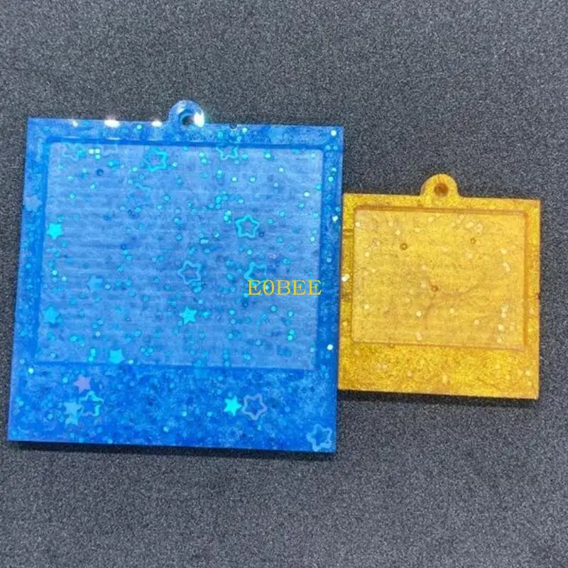 

E0BE DIY Ремесла для эпоксидной смолы Клавичная ручная смоля серьги ручной работы Силиконовая форма