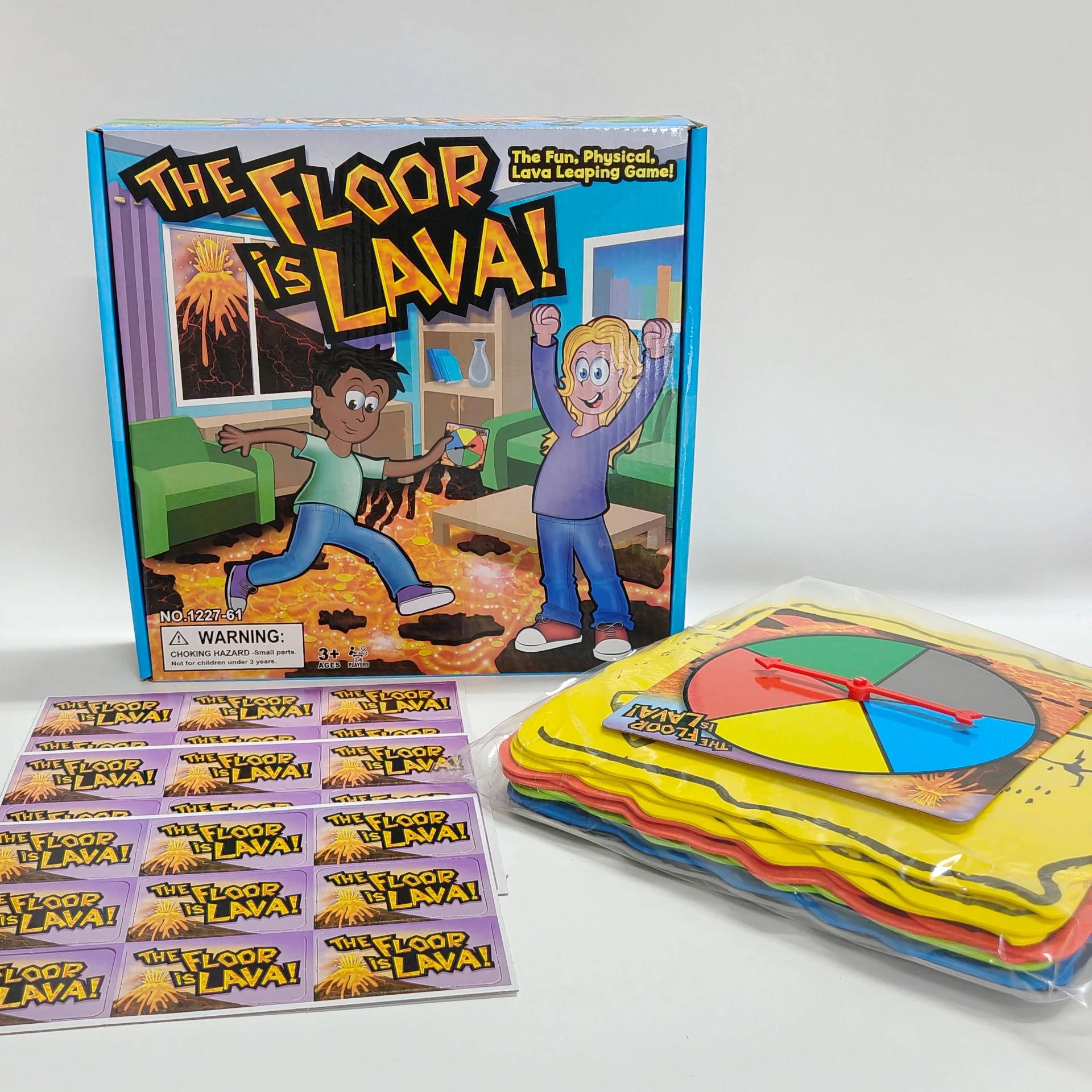 Игра The Floor is Lava Floor, забавные игрушки для прыжков в помещении и на открытом воздухе для детей, семейные вечерние интерактивные игры-вызов
