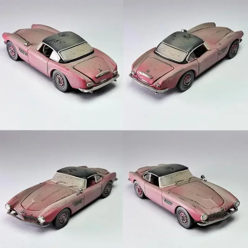 GFCC 1:64 1957 507 Red hard-top old version Diecast Model Car