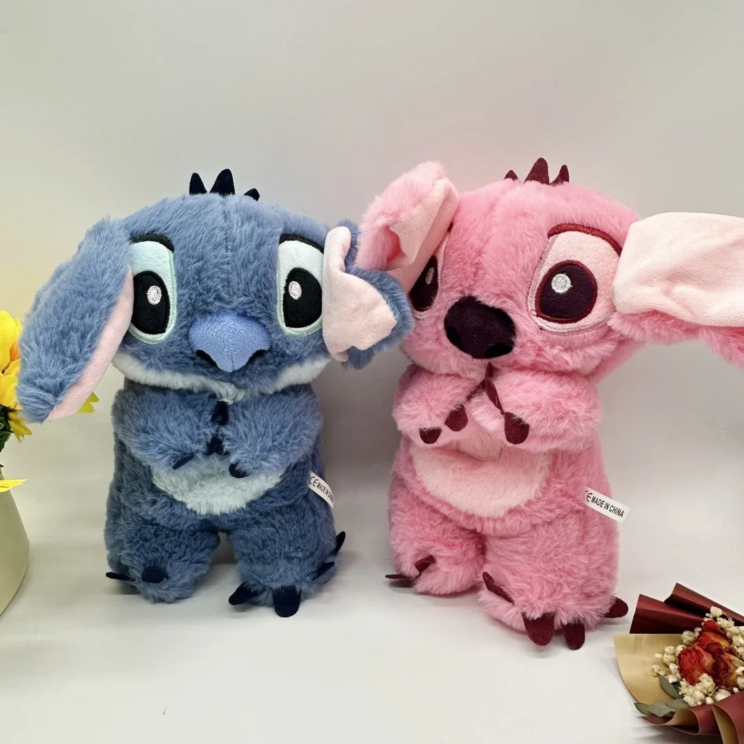 

E Cartoon Plush Toy Breathing Stitch Plush Doll Baby Otter Stuffed Animal, Comfort Toy Children's Gift